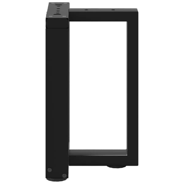 vidaXL Sohvapöydän jalat T-muotoiset 2 kpl musta 38x25x(42-43) cm teräs