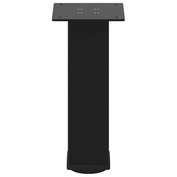 vidaXL Sohvapöydän jalat 4 kpl musta 30-32 cm teräs