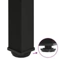 Pikkukuva 9 / 10: vidaXL Sohvapöydän jalat 4 kpl musta 30-32 cm teräs