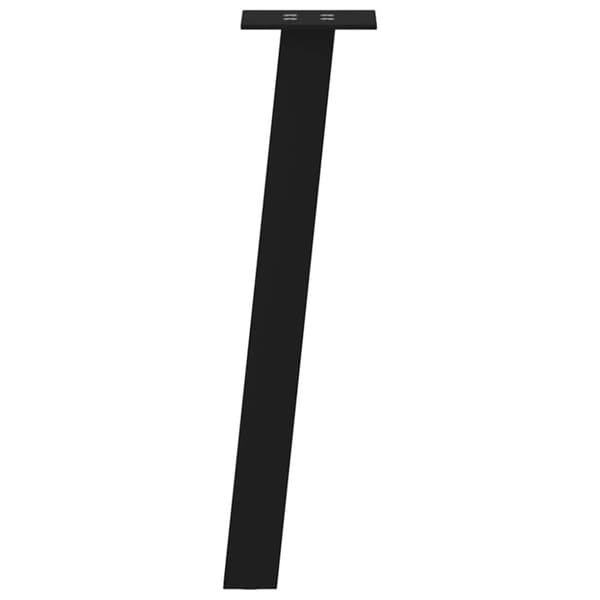 vidaXL Sohvapöydän jalat 4 kpl Musta 42 cm Teräs