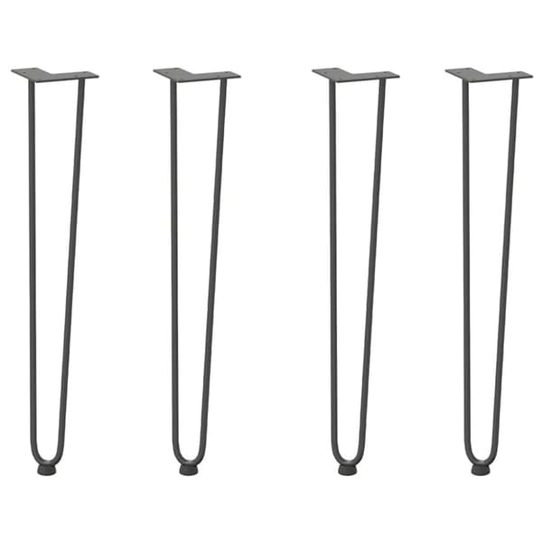 vidaXL Hiusneulajalat konsolipöytiin konsolipöydälle 4 kpl 72 cm