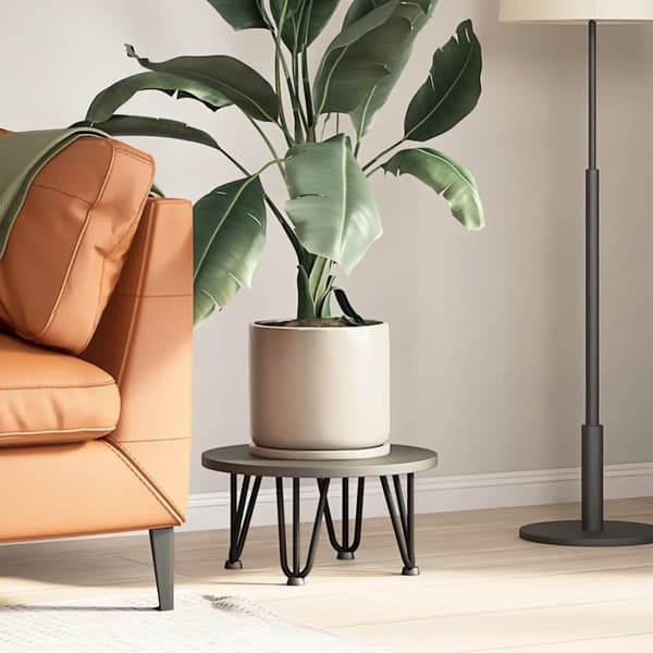 vidaXL Hiusneula Pöytäjalat 4 kpl Musta 20 cm Kiinteä teräs
