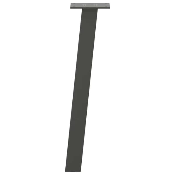 vidaXL Soffbordsben 4 st antracit 42 cm stål