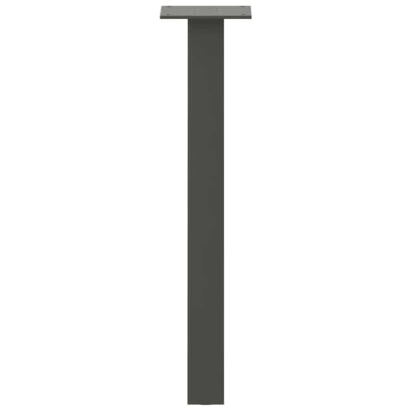 vidaXL Soffbordsben 4 st antracit 42 cm stål