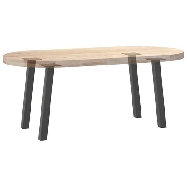 vidaXL Soffbordsben 4 st antracit 42 cm stål