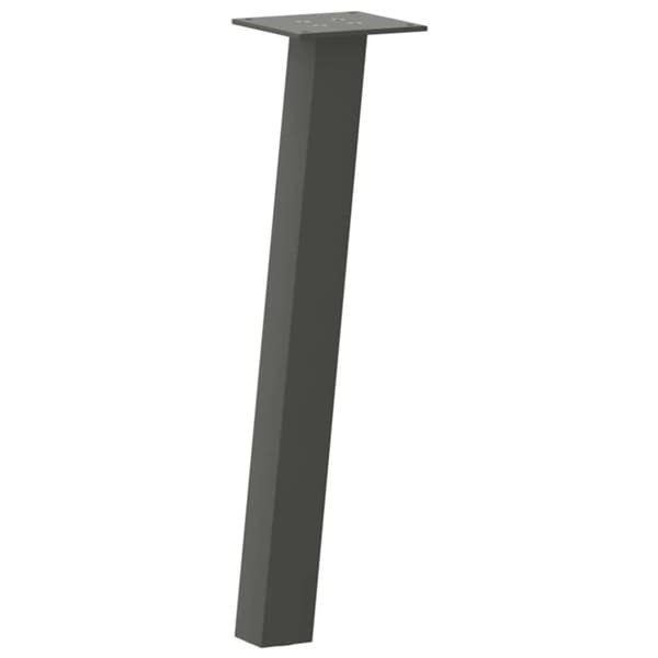 vidaXL Soffbordsben 4 st antracit 30 cm stål