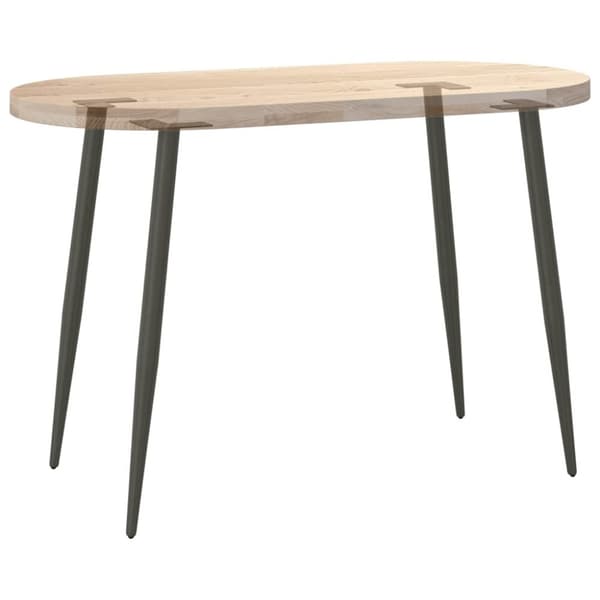 vidaXL Soffbordsben konisk form 4 st antracit 72-73 cm stål