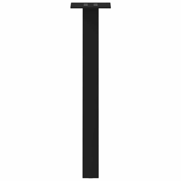 vidaXL Salongbordben 4 stk svart 42 cm stål
