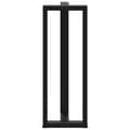 Miniatyrbilde 6 av 10: vidaXL Barbordben T-formet 2 stk svart 40x35x(110-111) cm stål