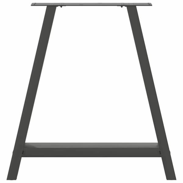 vidaXL Soffbordsben A-formade 2 st antracit 70x(72-73) cm stål