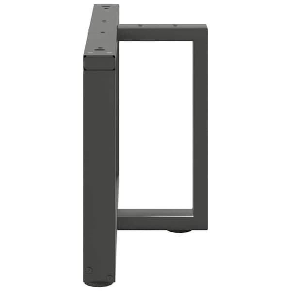 vidaXL Soffbordsben T-formade 2 st antracit 70x25x(42-43) cm stål