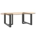 Pikkukuva 8 / 10: vidaXL Sohvapöydän jalat T-muotoiset 2 kpl antrasiitti 70x25x(42-43) cm teräs