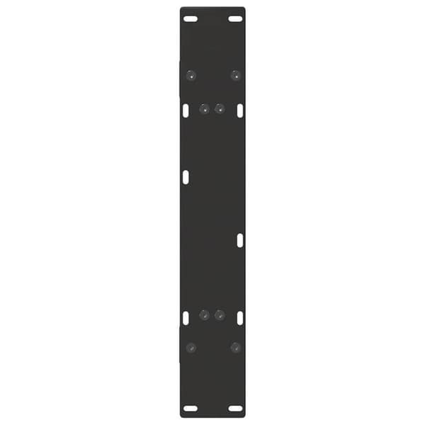 vidaXL Sohvapöydän jalat A-muotoiset 2 kpl Musta 70x(72-73) cm Teräs