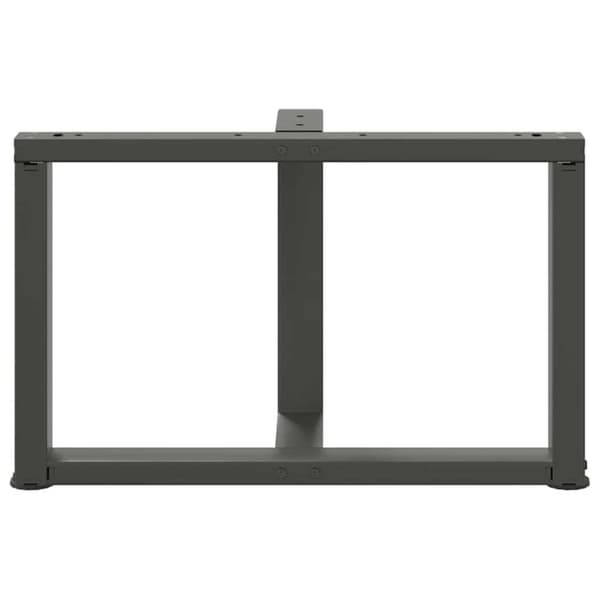 vidaXL sohvapöydän jalat T-muotoiset 2 kpl 60x25x(42-43) cm