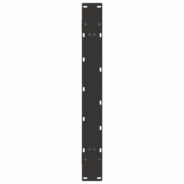 vidaXL sofabordben A-formet 2 stk 90x(72-73) cm stål sort