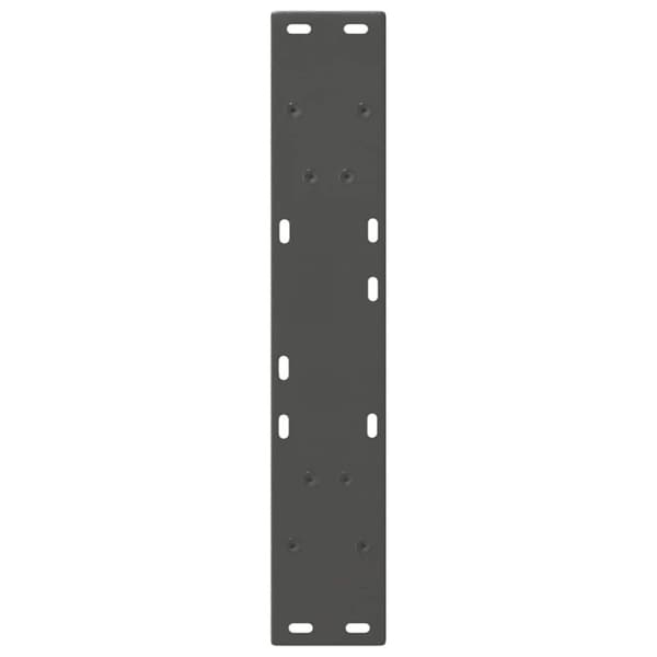 vidaXL Spisebordben V-formet 2 stk antrasitt 60 x (72-73) cm stål