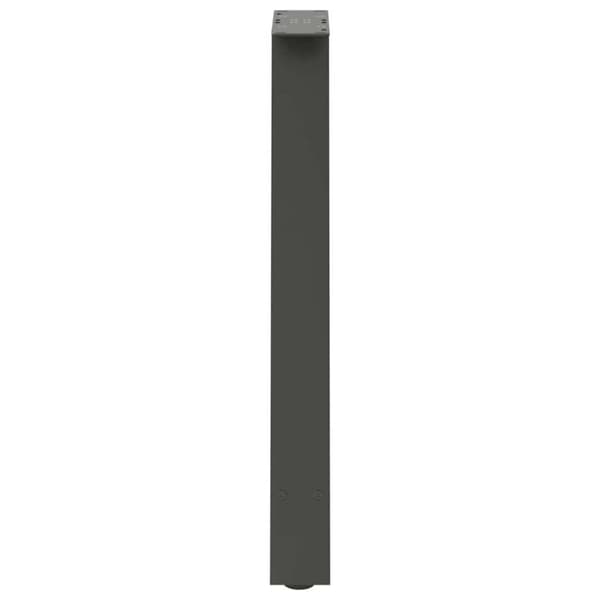 vidaXL Soffbordsben A-formade 2 st antracit 50x(72-73) cm stål