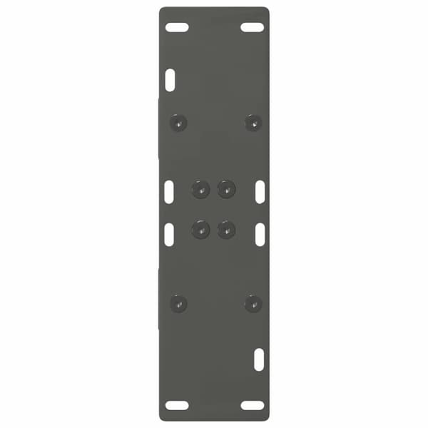 vidaXL Soffbordsben A-formade 2 st antracit 50x(72-73) cm stål