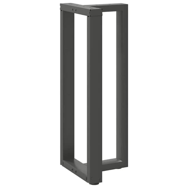 vidaXL Baaripöydän jalat T-muotoiset 2 kpl 50x35x(100-101) cm teräs