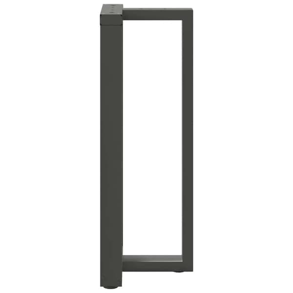 vidaXL Baaripöydän jalat T-muotoiset 2 kpl 50x35x(100-101) cm teräs