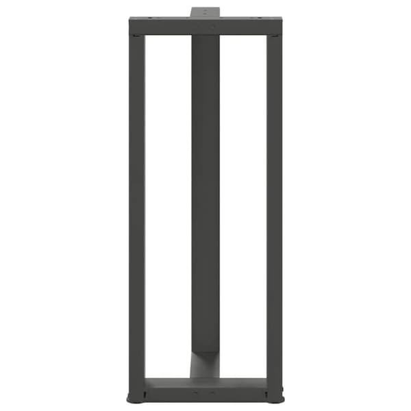 vidaXL Baaripöydän jalat T-muotoiset 2 kpl 50x35x(100-101) cm teräs