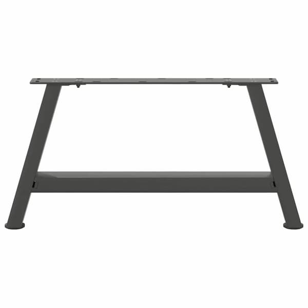 vidaXL Salongbordben A-formet 2 stk antrasitt 70x(30-31) cm stål