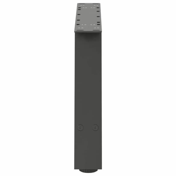 vidaXL Salongbordben A-formet 2 stk antrasitt 70x(30-31) cm stål