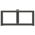 Miniatyrbilde 6 av 10: vidaXL Salongbordben T-formet 2 stk antrasitt 70x25x(30-31) cm stål