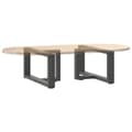 Miniatyrbilde 8 av 10: vidaXL Salongbordben T-formet 2 stk antrasitt 70x25x(30-31) cm stål