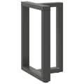 Pikkukuva 4 / 10: vidaXL Ruokapöydän jalat T-muotoiset 2 kpl antrasiitti 60x35x(72-73) cm teräs