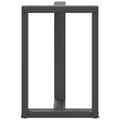 Pikkukuva 6 / 10: vidaXL Ruokapöydän jalat T-muotoiset 2 kpl antrasiitti 60x35x(72-73) cm teräs