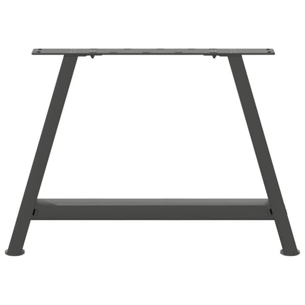 vidaXL sofabordben A-formet 2 stk 60x(42-43) cm stål antracitgrå