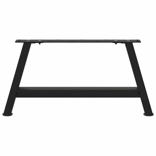 vidaXL Sohvapöydän jalat A-muotoiset 2 kpl Musta 70x(30-31) cm Teräs