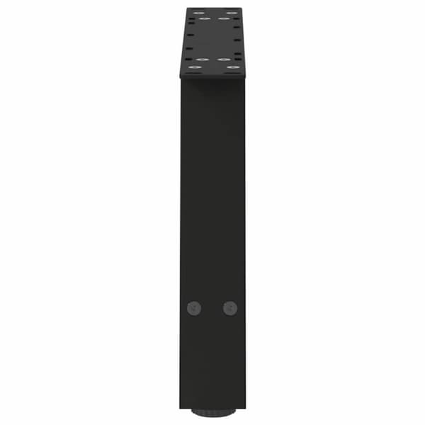 vidaXL Sohvapöydän jalat A-muotoiset 2 kpl Musta 70x(30-31) cm Teräs