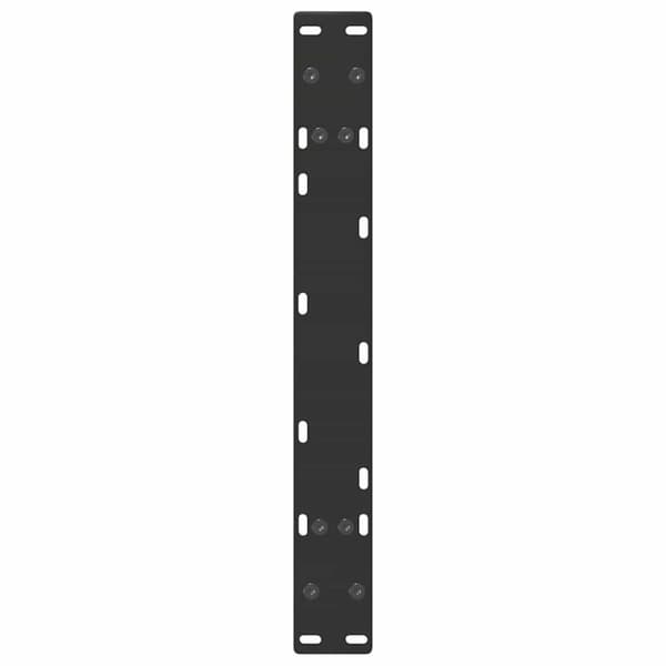 vidaXL Sohvapöydän jalat A-muotoiset 2 kpl Musta 70x(30-31) cm Teräs