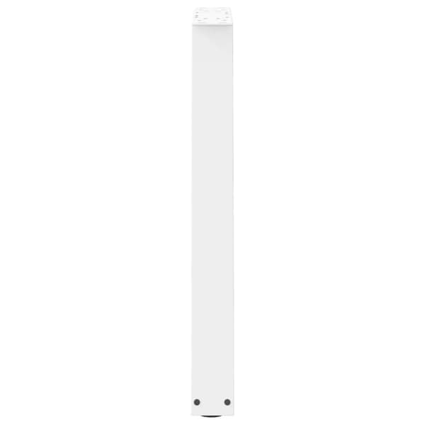 vidaXL Salongbordben V-formet 2 stk hvit 50x(72-73) cm stål