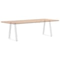 Miniatyrbilde 8 av 10: vidaXL Salongbordben V-formet 2 stk hvit 50x(72-73) cm stål
