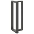 Miniatyrbilde 4 av 10: vidaXL Barbordben T-formet 2 stk antrasitt 40x35x(100-101) cm stål