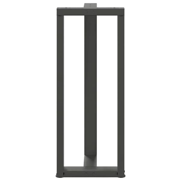 vidaXL Barbordben T-formet 2 stk antrasitt 40x35x(100-101) cm stål