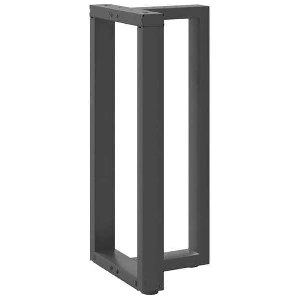 vidaXL Barbordben T-formet 2 stk antrasitt 50x35x(90-91) cm stål