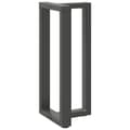 Miniatyrbilde 4 av 10: vidaXL Barbordben T-formet 2 stk antrasitt 50x35x(90-91) cm stål