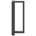 Miniatyrbilde 5 av 10: vidaXL Barbordben T-formet 2 stk antrasitt 50x35x(90-91) cm stål