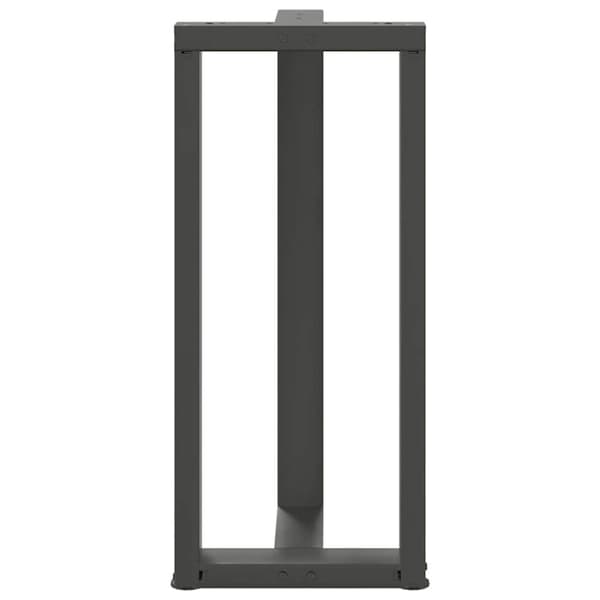 vidaXL Barbordben T-formet 2 stk antrasitt 50x35x(90-91) cm stål