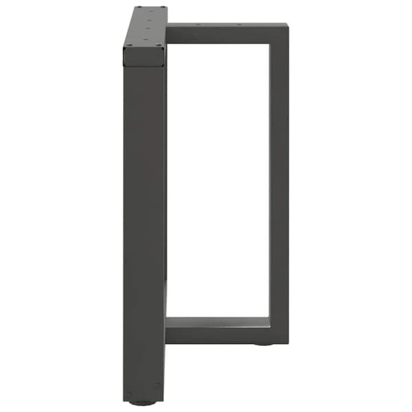 vidaXL ruokapöydän jalat T-muotoiset 2 kpl antrasiitti 70x35x(72-73)cm