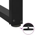 Pikkukuva 9 / 10: vidaXL Sohvapöydän jalat T-muotoiset 2 kpl musta 70x25x(42-43) cm teräs