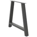 Miniatyrbilde 4 av 10: vidaXL Spisebordben A-formet 2 stk antrasitt 100x(72-73) cm stål