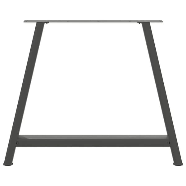vidaXL Spisebordben A-formet 2 stk antrasitt 100x(72-73) cm stål
