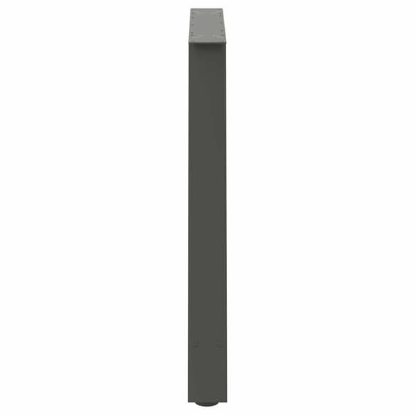 vidaXL Spisebordben A-formet 2 stk antrasitt 100x(72-73) cm stål
