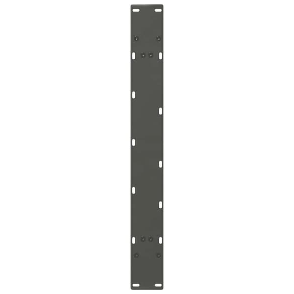 vidaXL Spisebordben A-formet 2 stk antrasitt 100x(72-73) cm stål