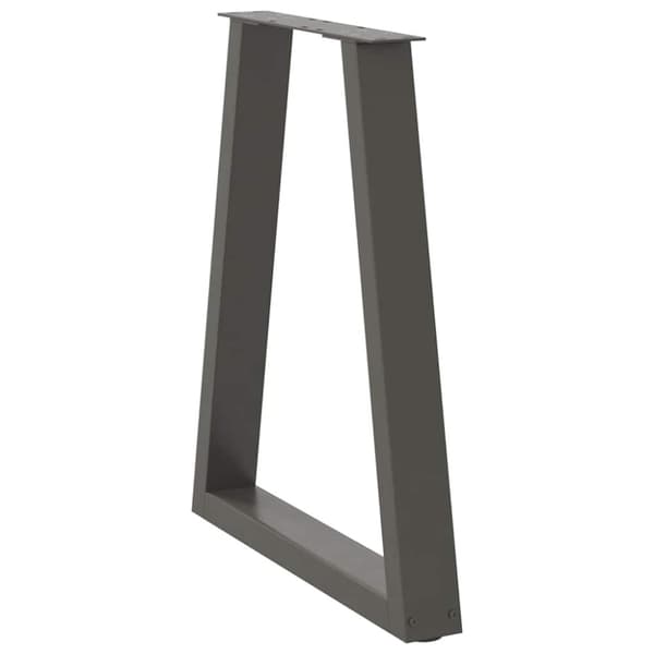 vidaXL sohvapöydän jalat V-muoto 2 kpl antrasiittia 50x(72-73)cm teräs